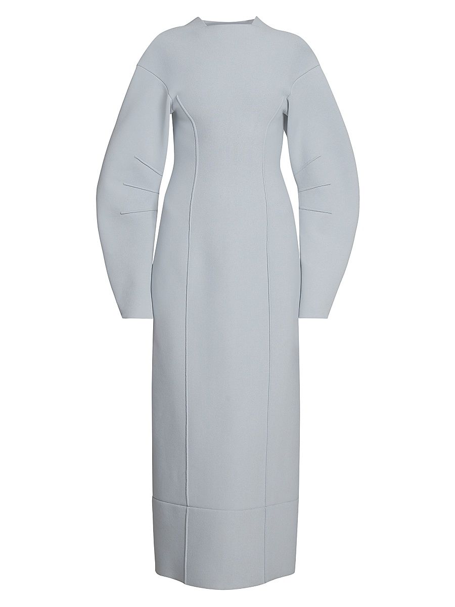 Women's Sculpted Long-Sleeve Sweaterdress - Power Blue - Size 4