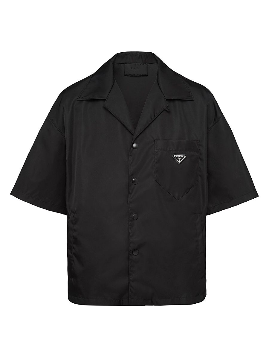Men's Re-Nylon Short-Sleeved Shirt - Black - Size XXXL