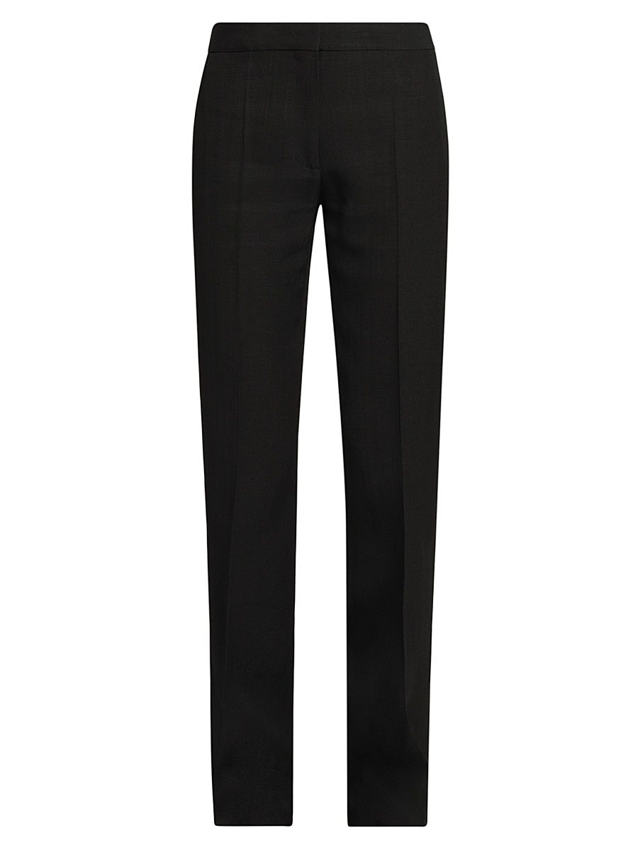 Women's Tailored Darted Straight Pants - Black - Size 12