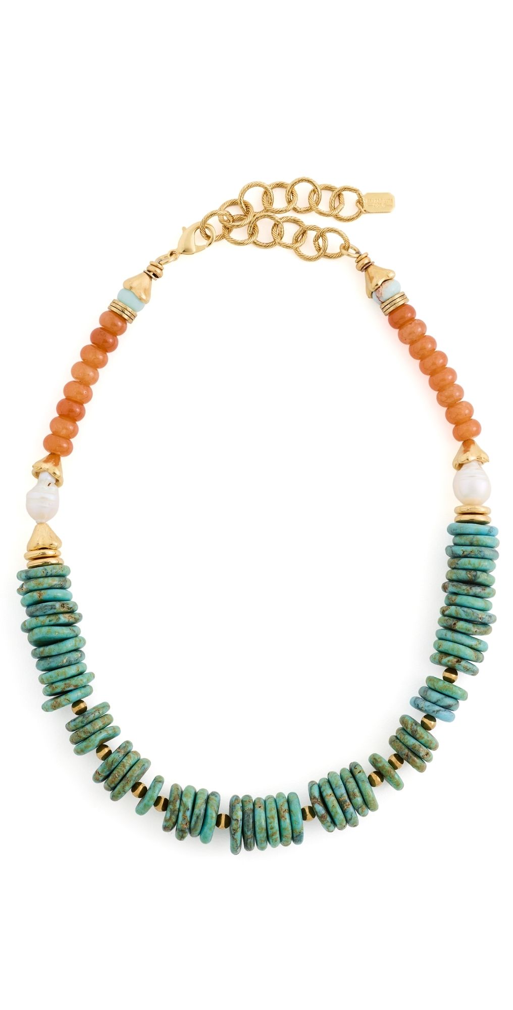 Elizabeth Cole Tracey Necklace Turquoise One Size