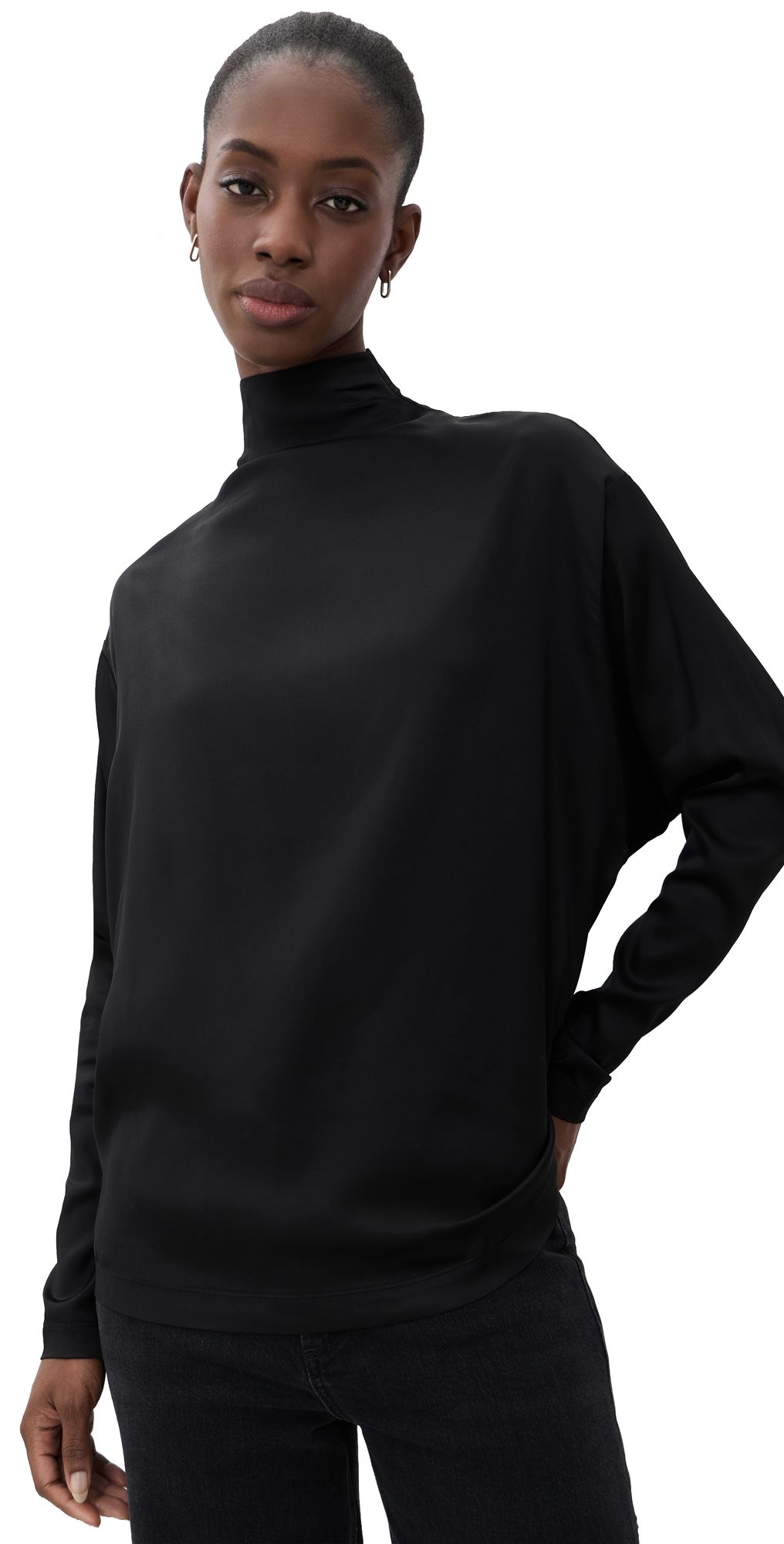 AGOLDE Bryony Top Black XL