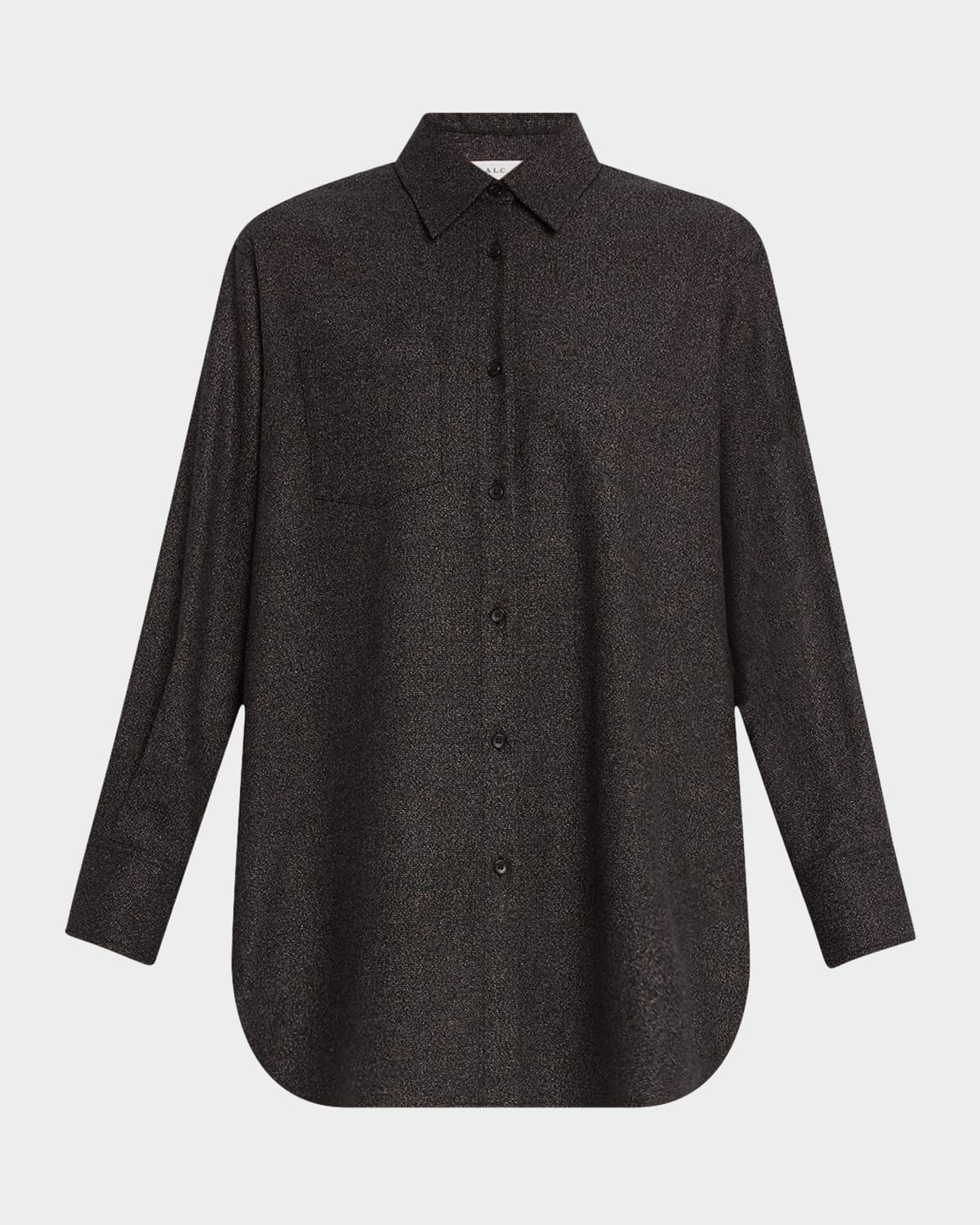 Spence Button-Front Tunic
