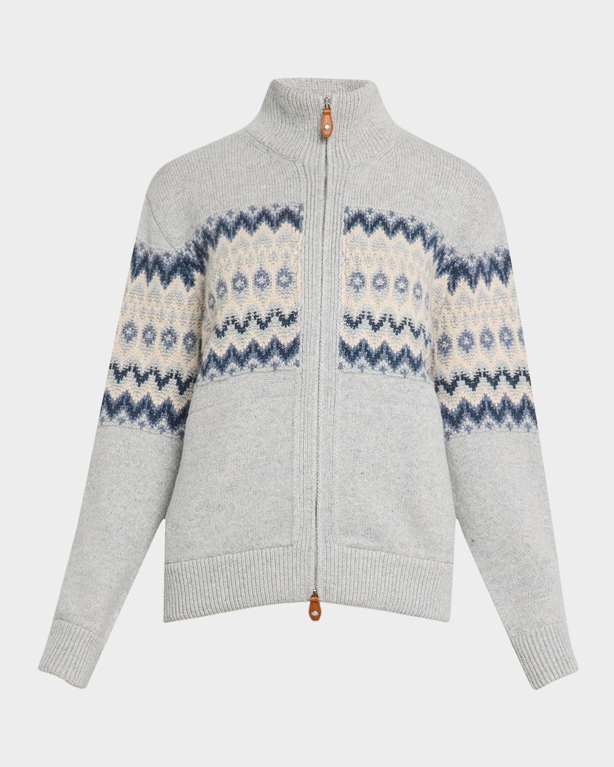 Alpe Pile Cashmere GG 5 Bomber Sweater