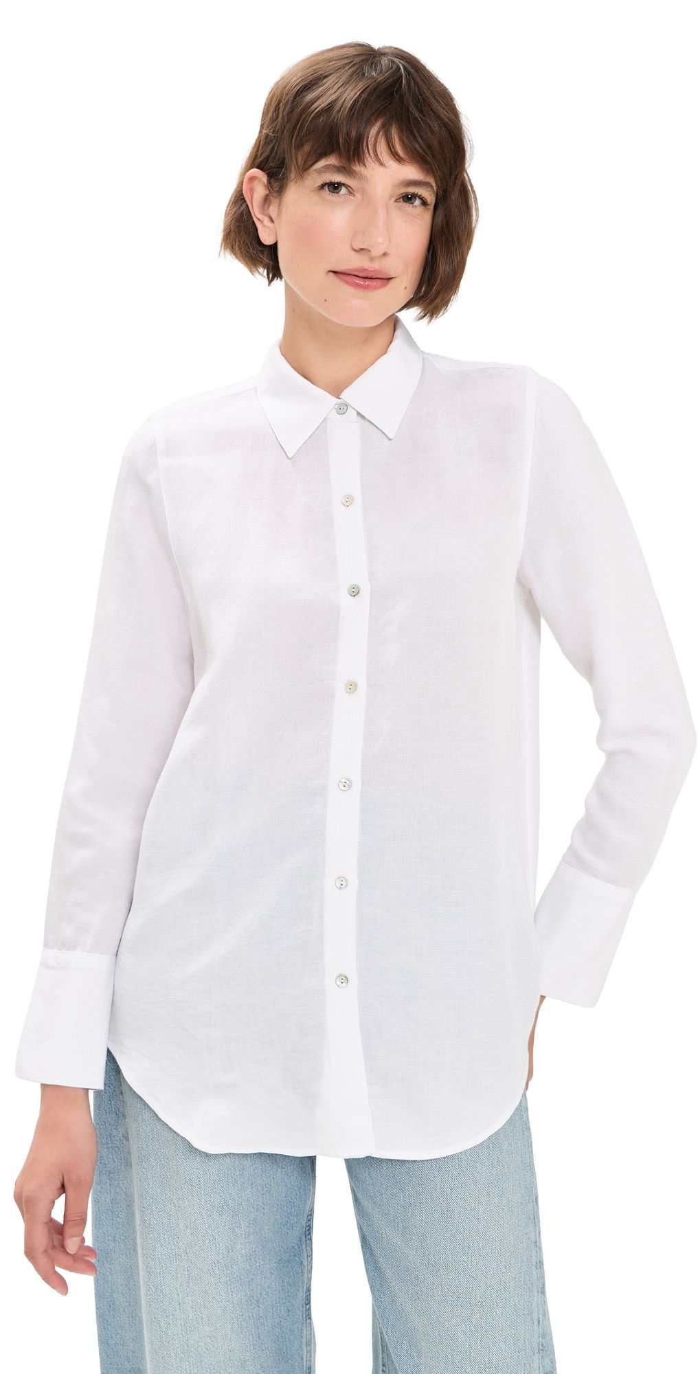 RAILS Knox Button Down Shirt White XXS