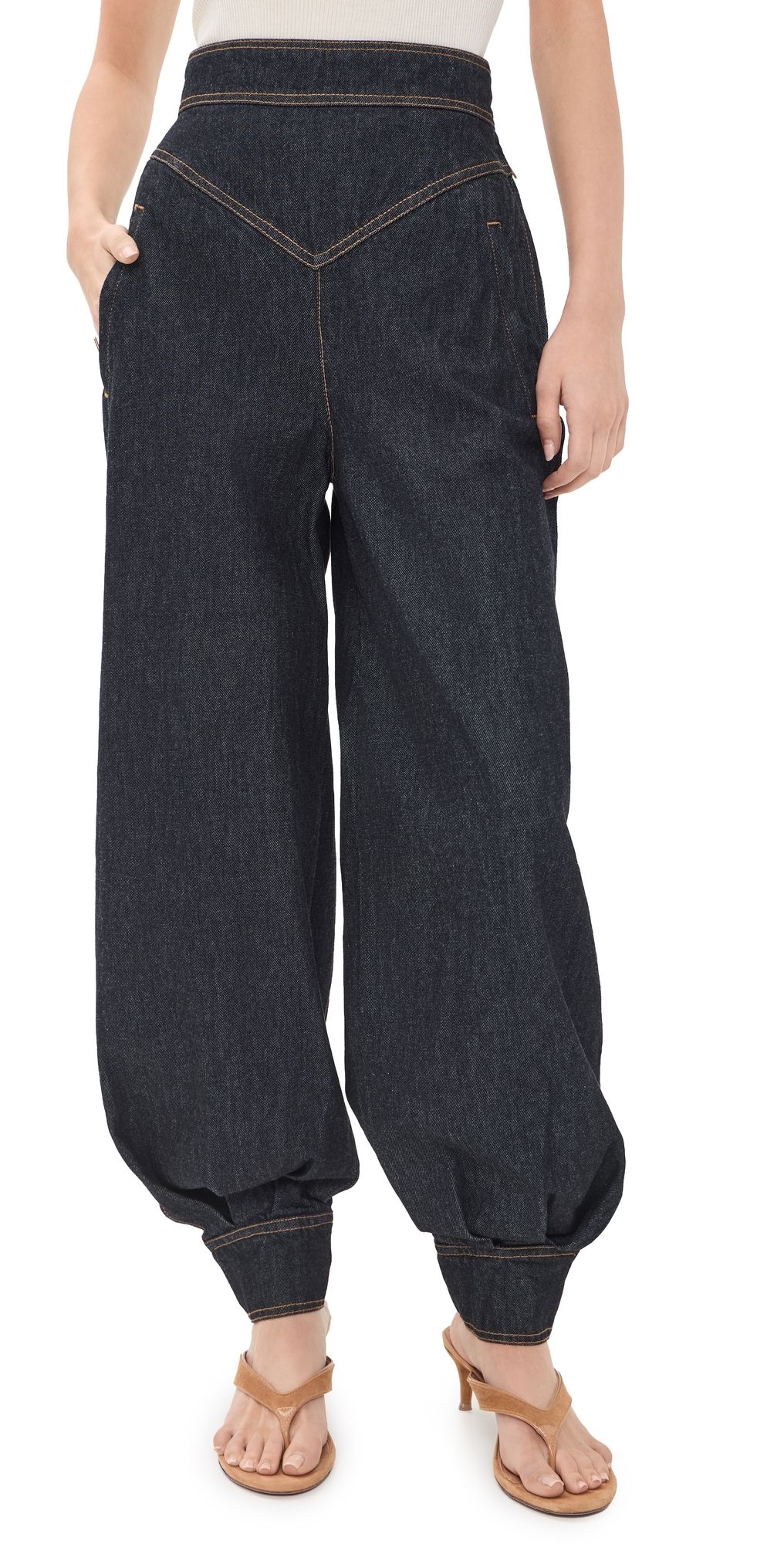Zimmermann Denim Balloon Jeans Onyx Blue 4