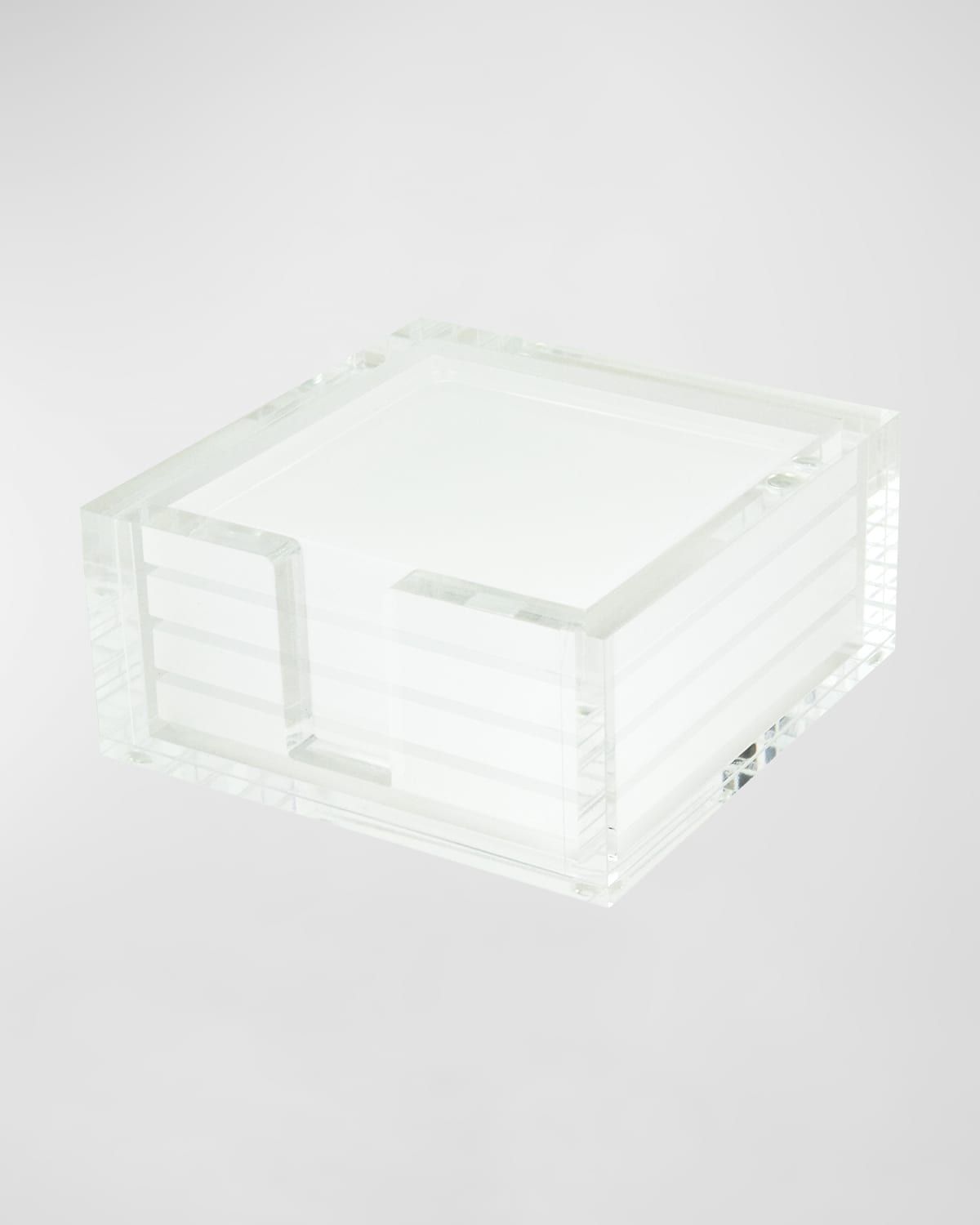 Lucite Coasters, Set of 4