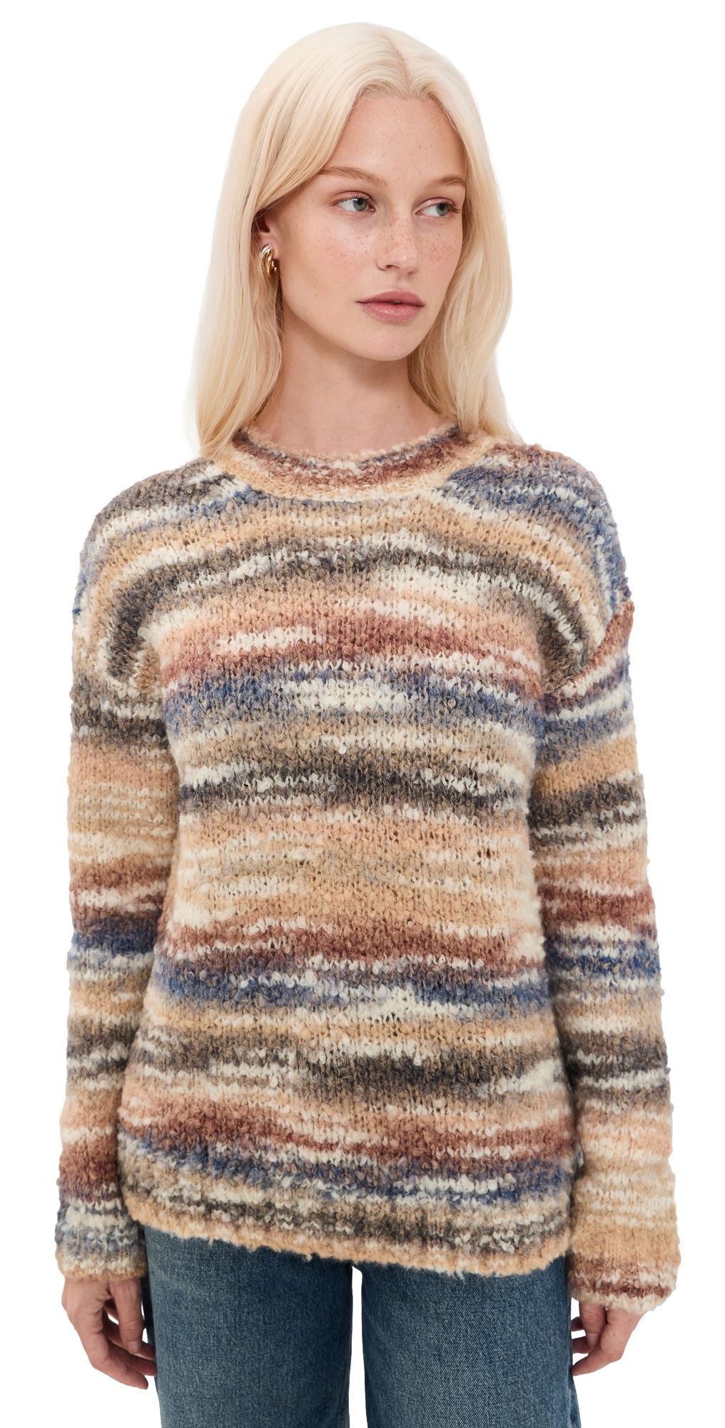 Veronica Beard Jean Castile Pullover Dove Multi S