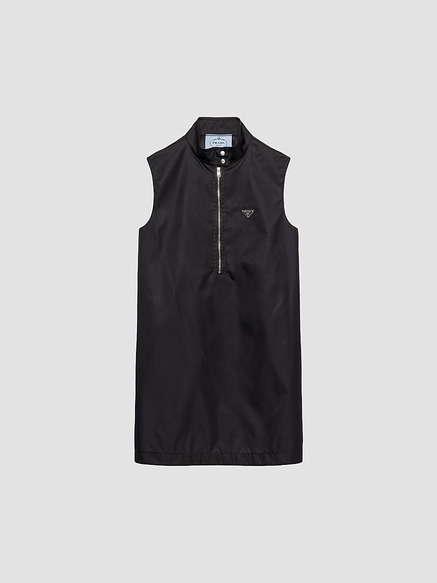 Women's Sleeveless Nylon Dress - Black - Size 12
