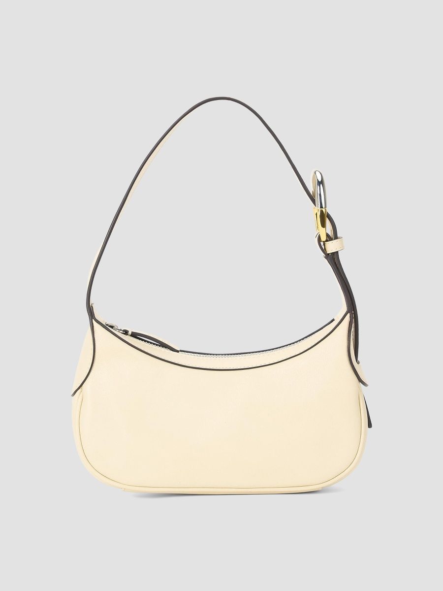 Staud Women's Owen Leather Shoulder Bag - Cream