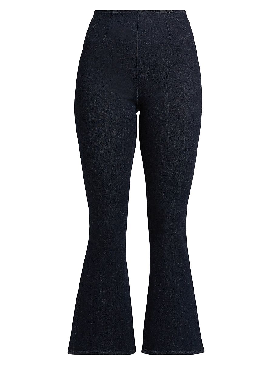 Women's Carson Off-Duty Cropped Flared Jeans - Oxford - Size XS