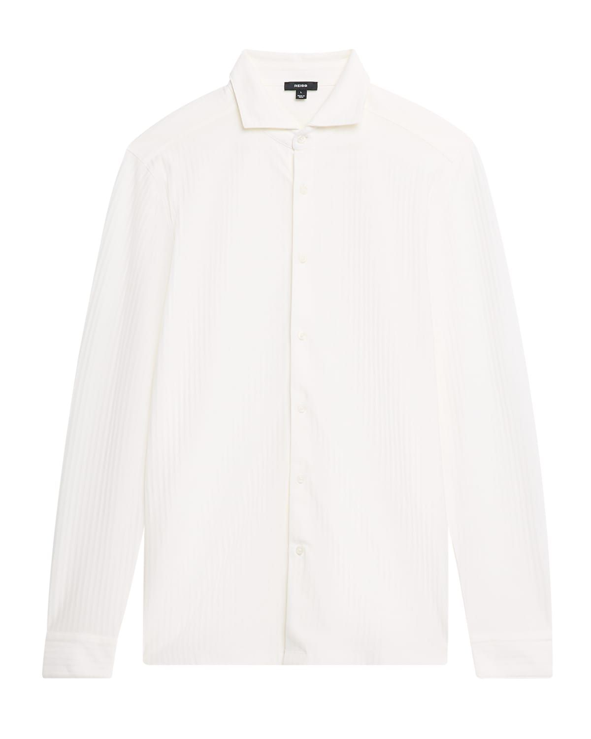 Men & apos;s Hayes Jacquard Stripe Sport Shirt