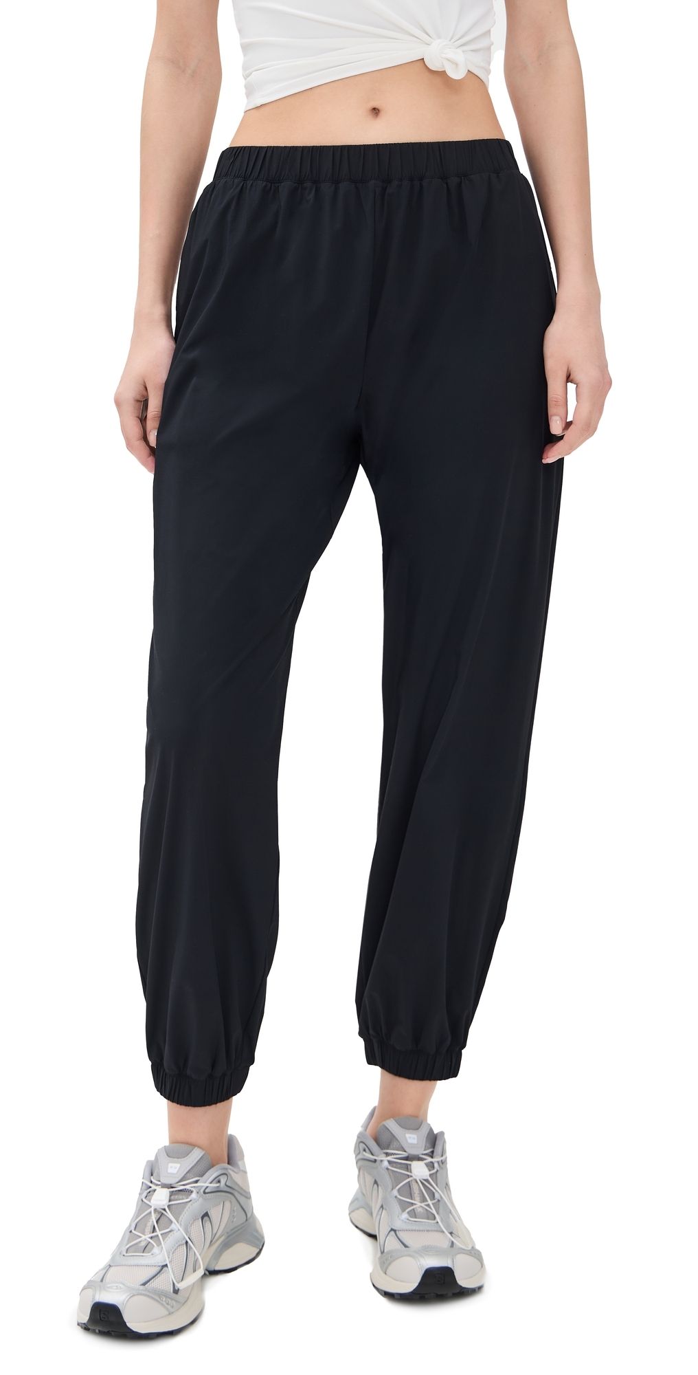 Splits59 Megan Woven Nylon Joggers Black M