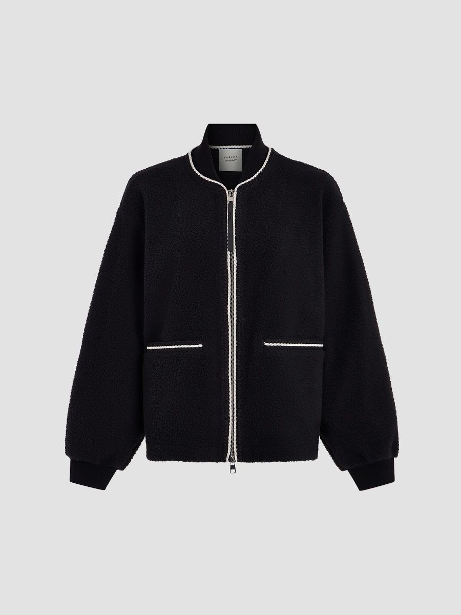 Varley Women's Rochell Fleece Jacket - Black - Size Medium