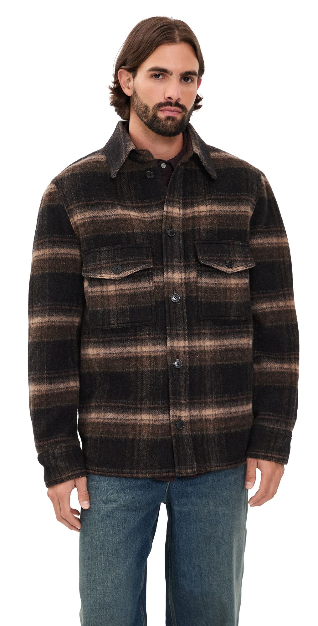Isabel Marant Kervon Jacket Black/Khaki L