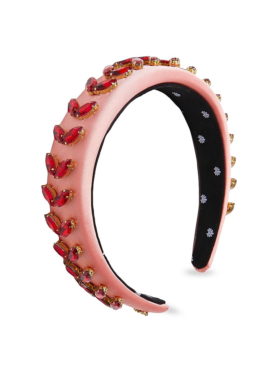 Women's Alice Wreath Crystal-Embellished Headband - Pink Lemonade