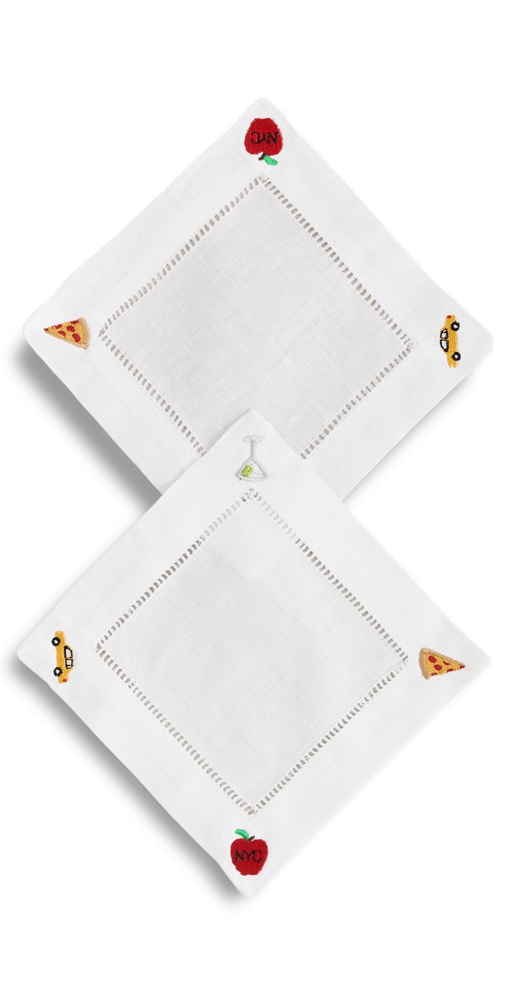 Abbode NYC Napkins White One Size