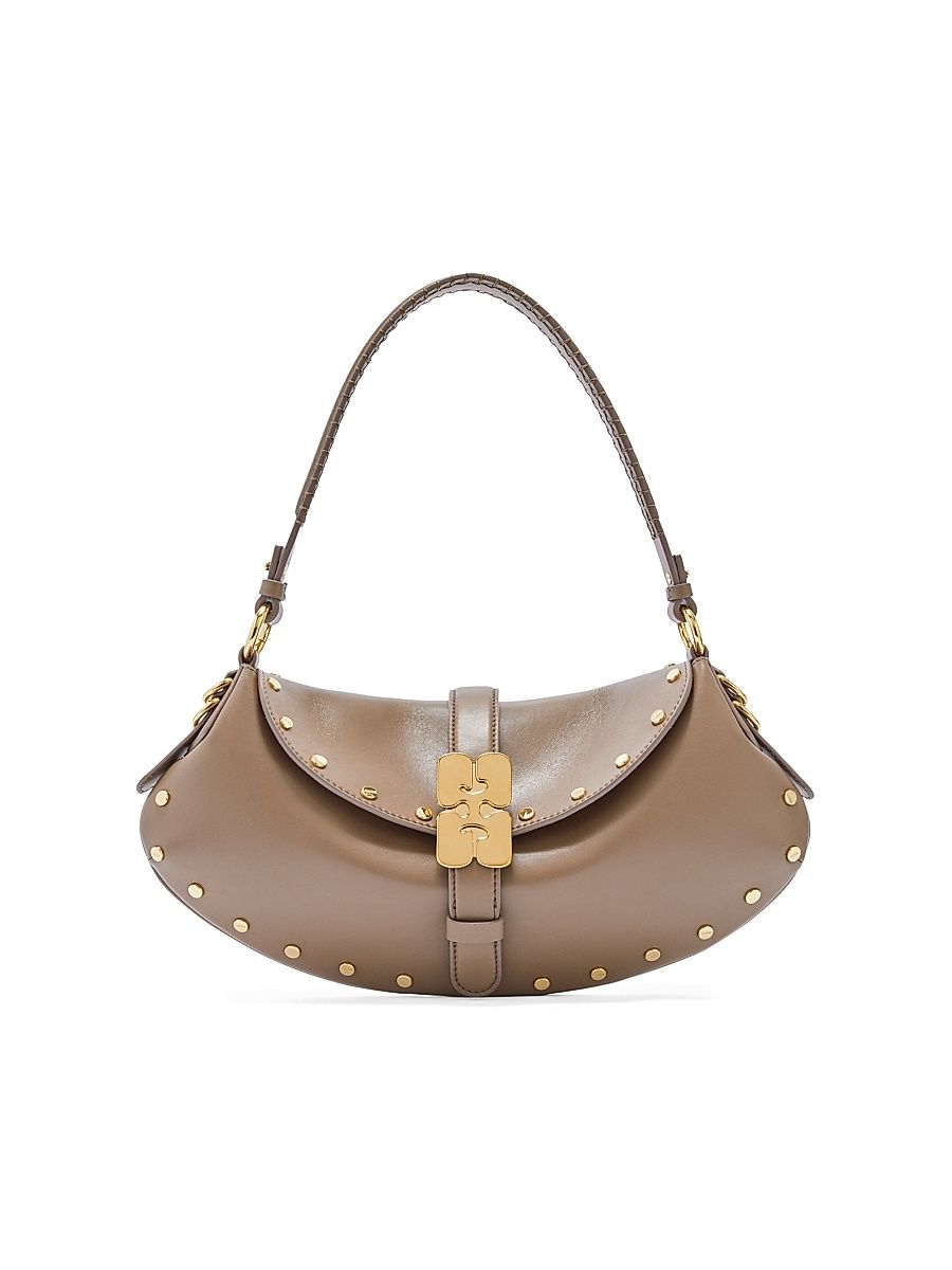 Women's Kat Studded Shoulder Bag - Coca Mocha