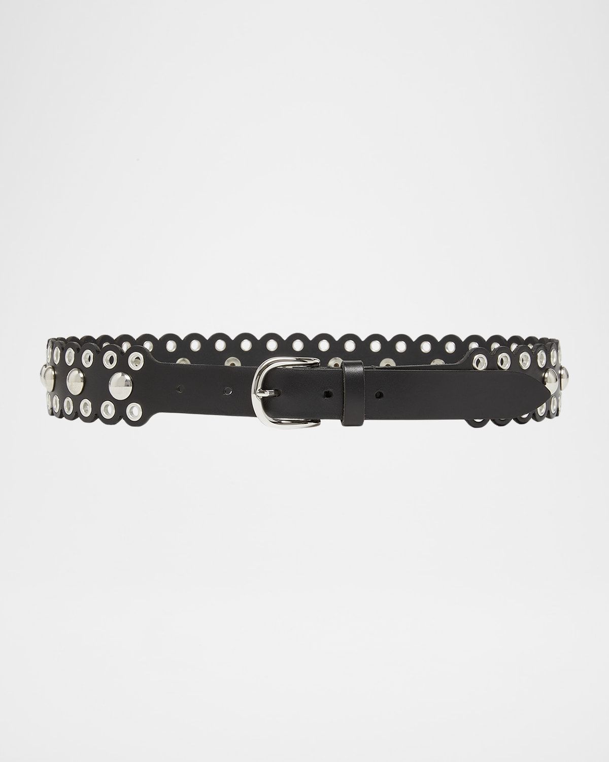 Studded Leather Belt