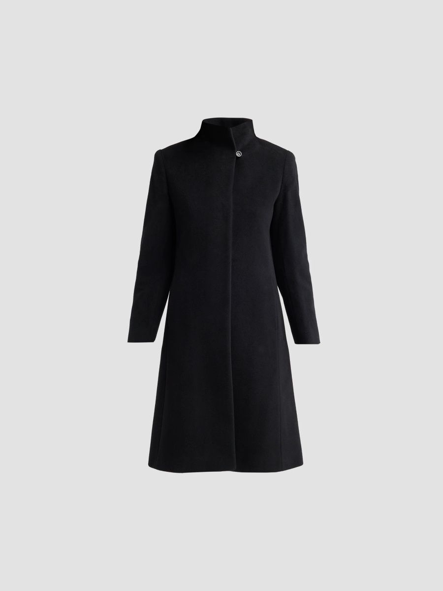Cinzia Rocca Women's Icons Wool-Blend Coat - Black - Size 0