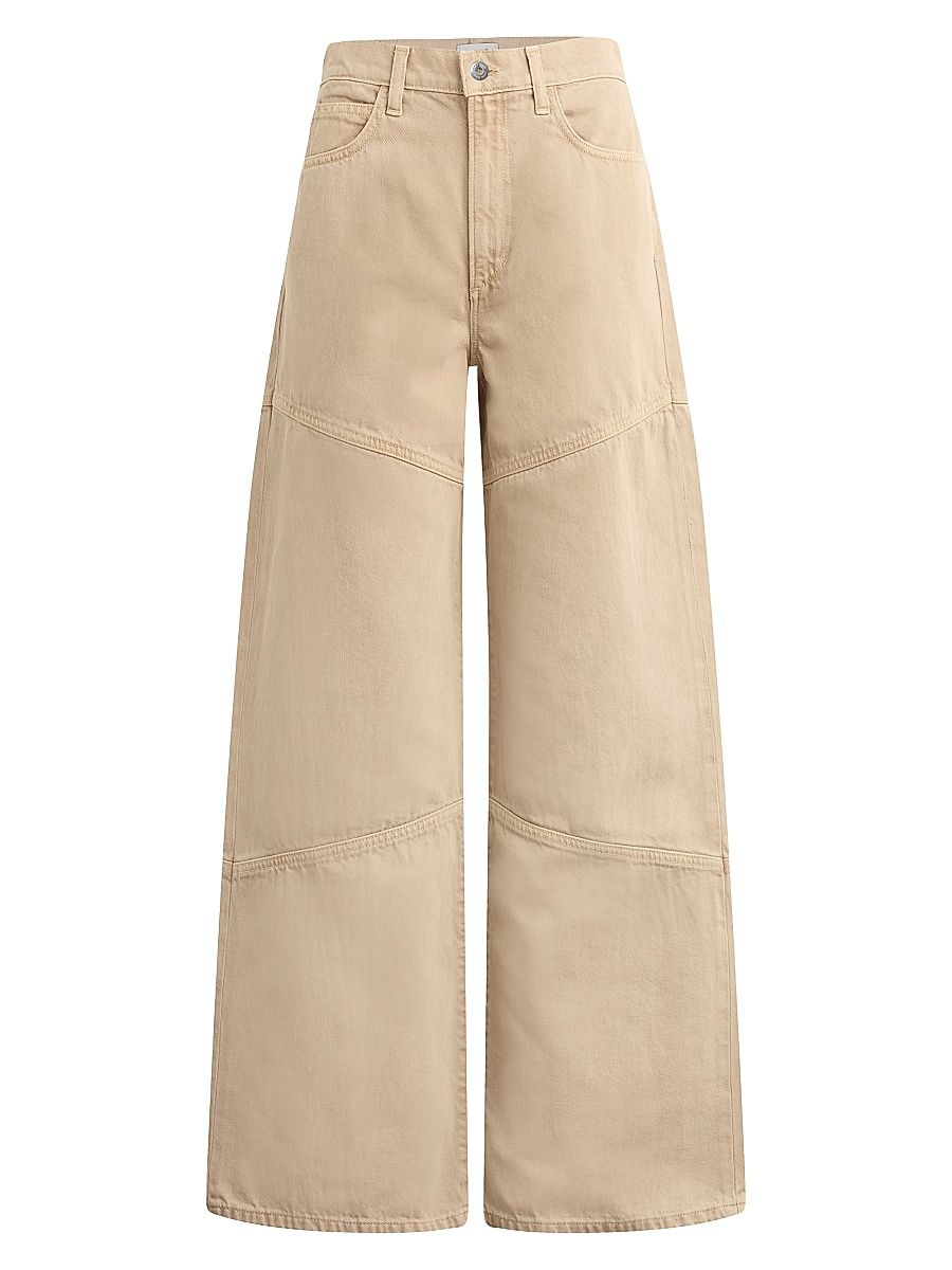 Women's The Harlowe Wide-Leg Jeans - Tigers Eye - Size 30