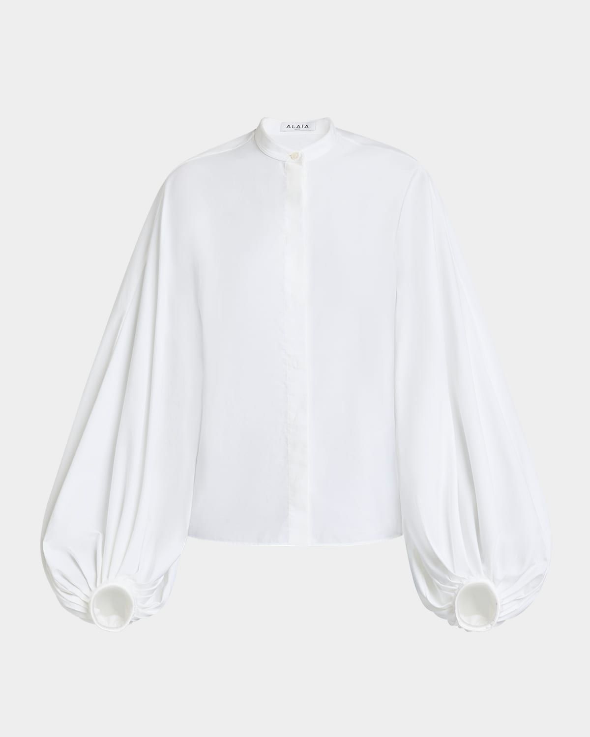 Puff Sleeve Button Down Blouse