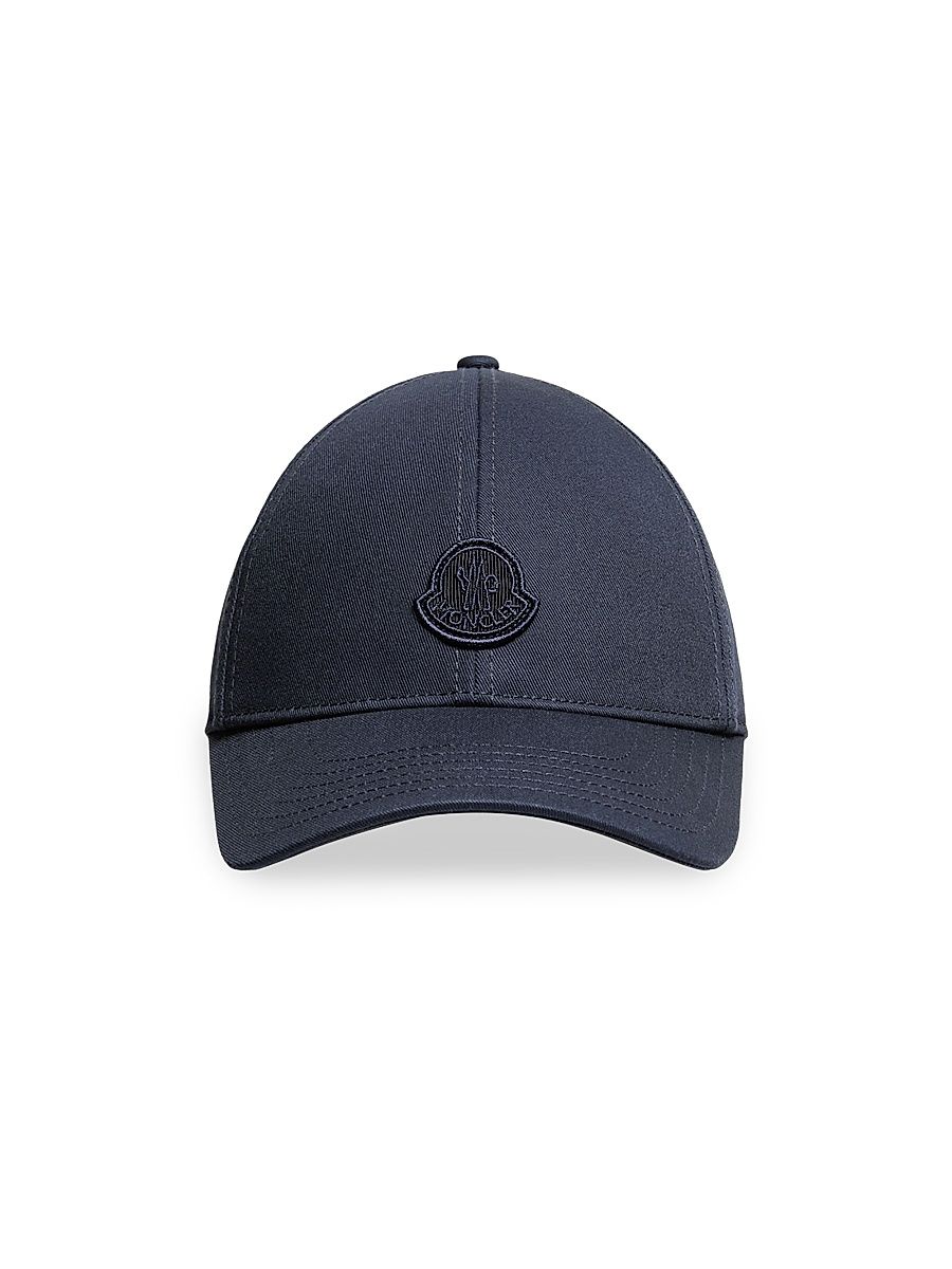 Women's Baseball Hat in Cotton Gabardine - Navy Blue