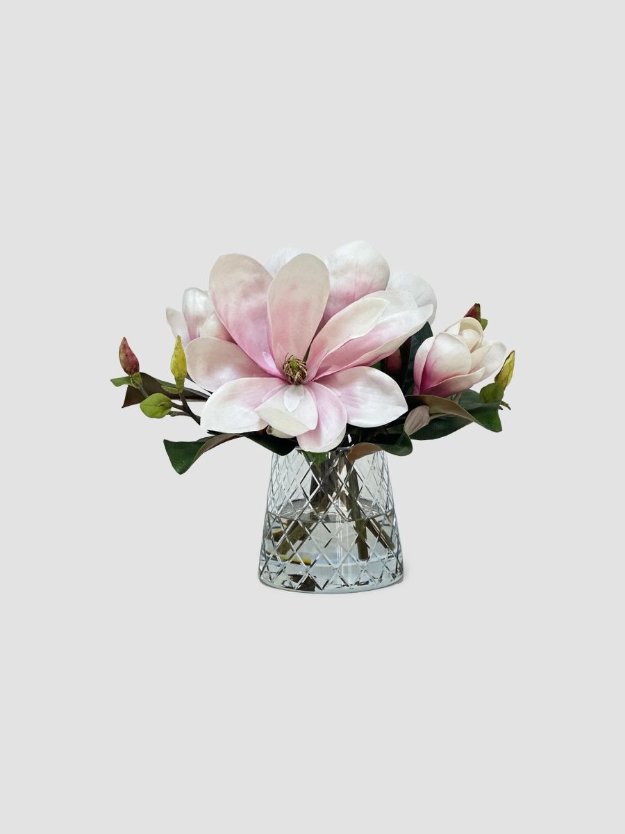 Winward Home Newness Artificial Tree Magnolia Floral Arrangement - Orchid