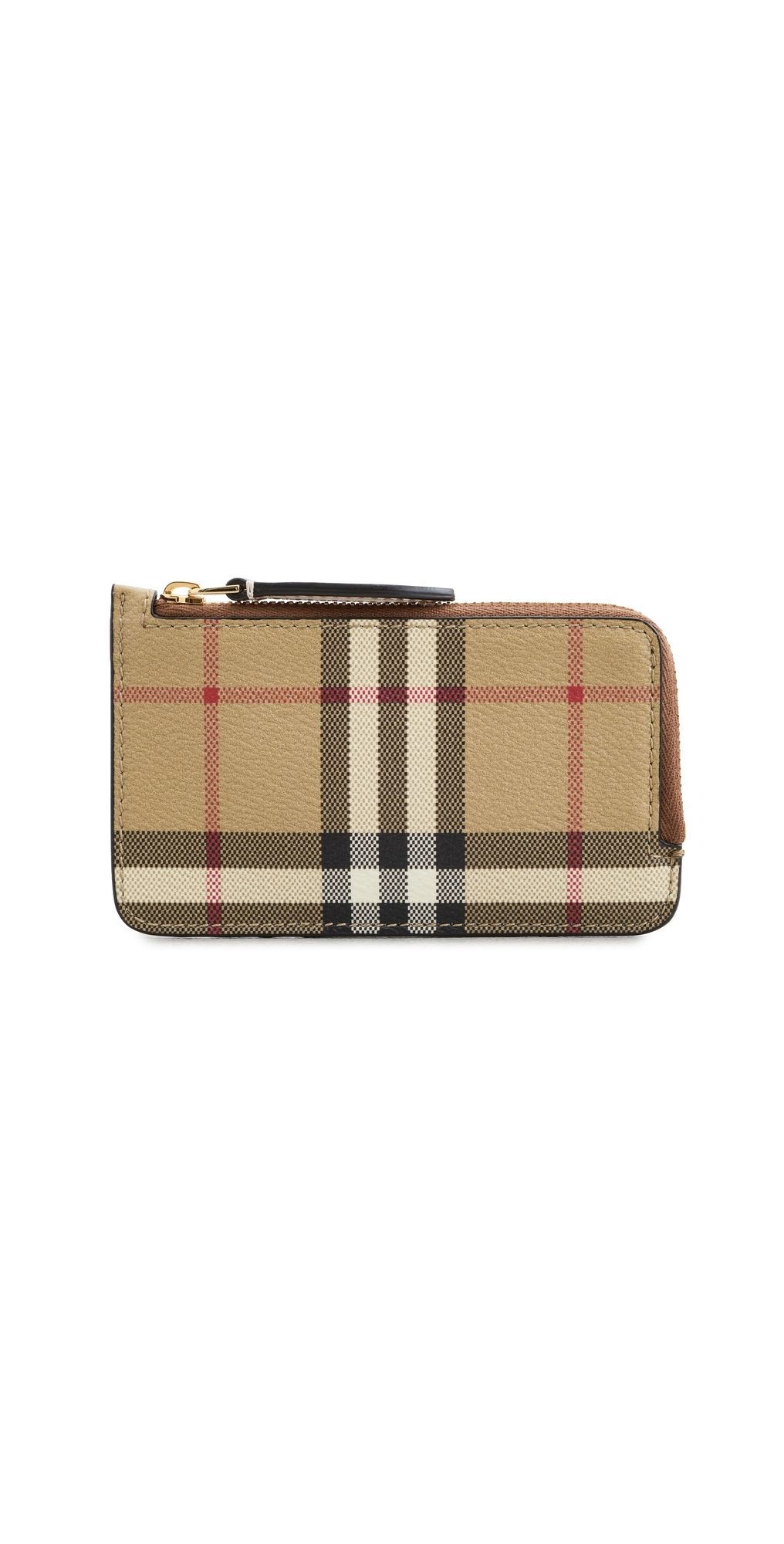 Burberry Somerset Card Case Vintage Check/Briar Brown One Size
