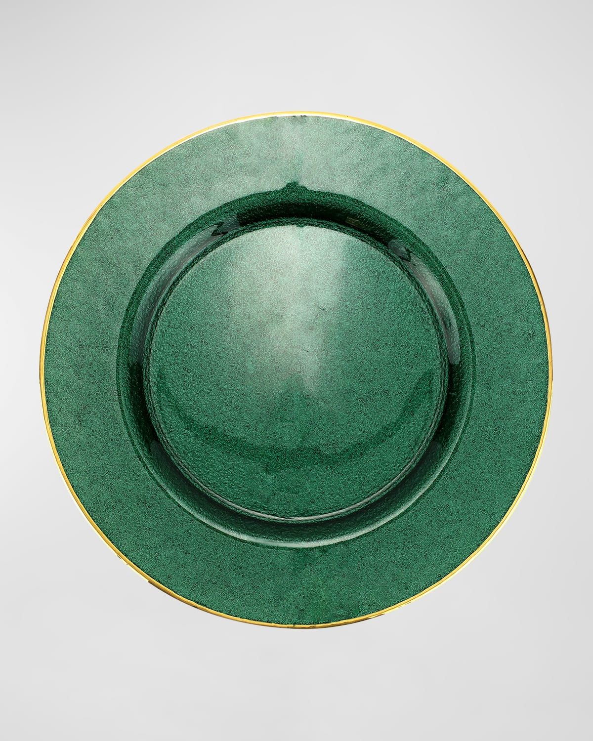 Metallic Glass Dinner Plate