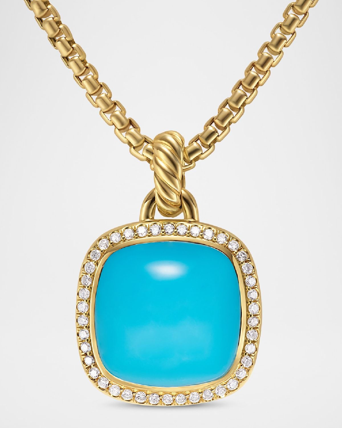 Albion Enhancer with Gemstones and Diamonds in 18K Gold