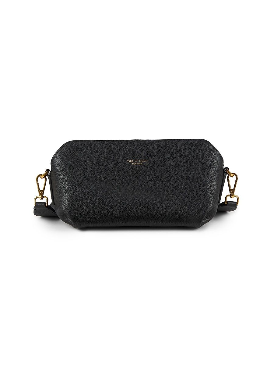 Women's Gramercy Leather Crossbody Bag - Black