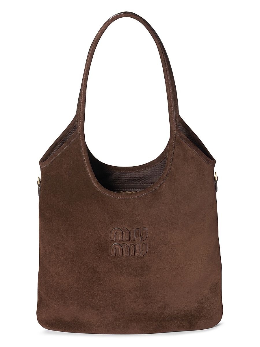 Women's Ivy Suede Shoulder Bag - Brown