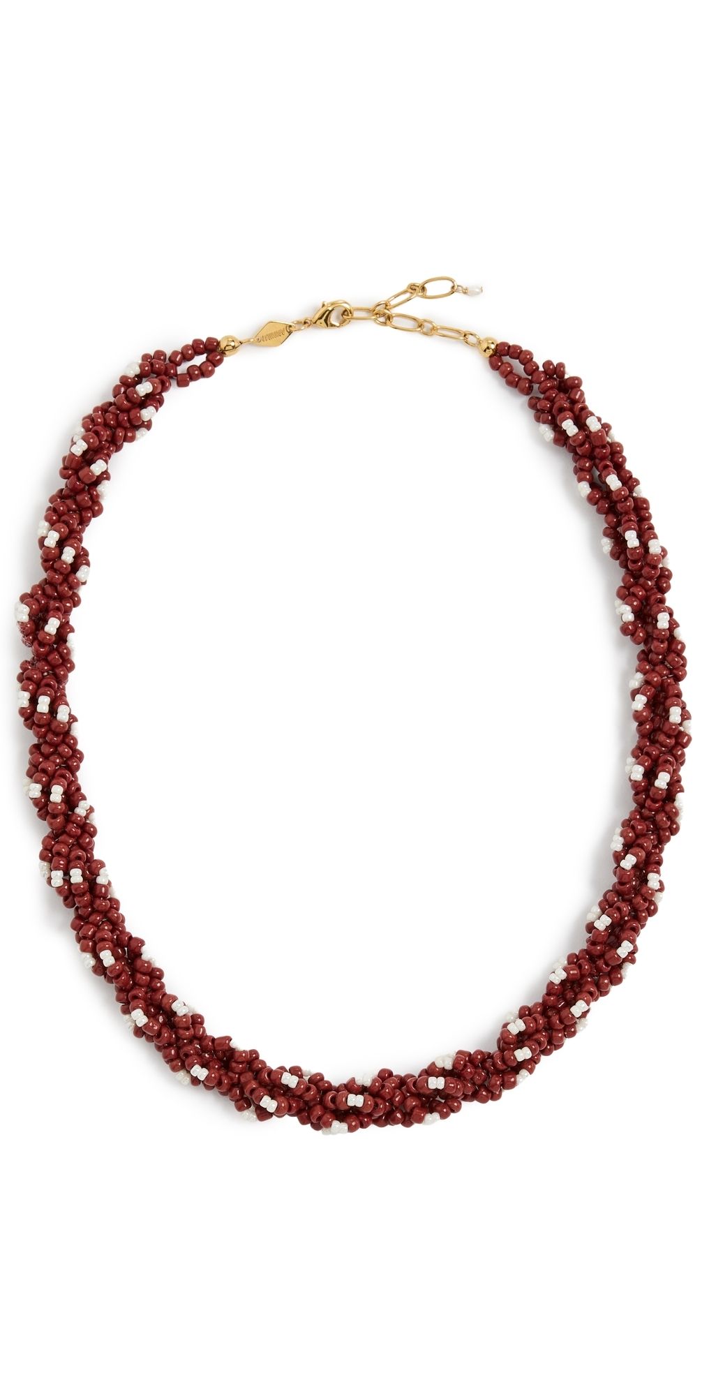 Anni Lu Rodeo Necklace Deep Burgundy One Size