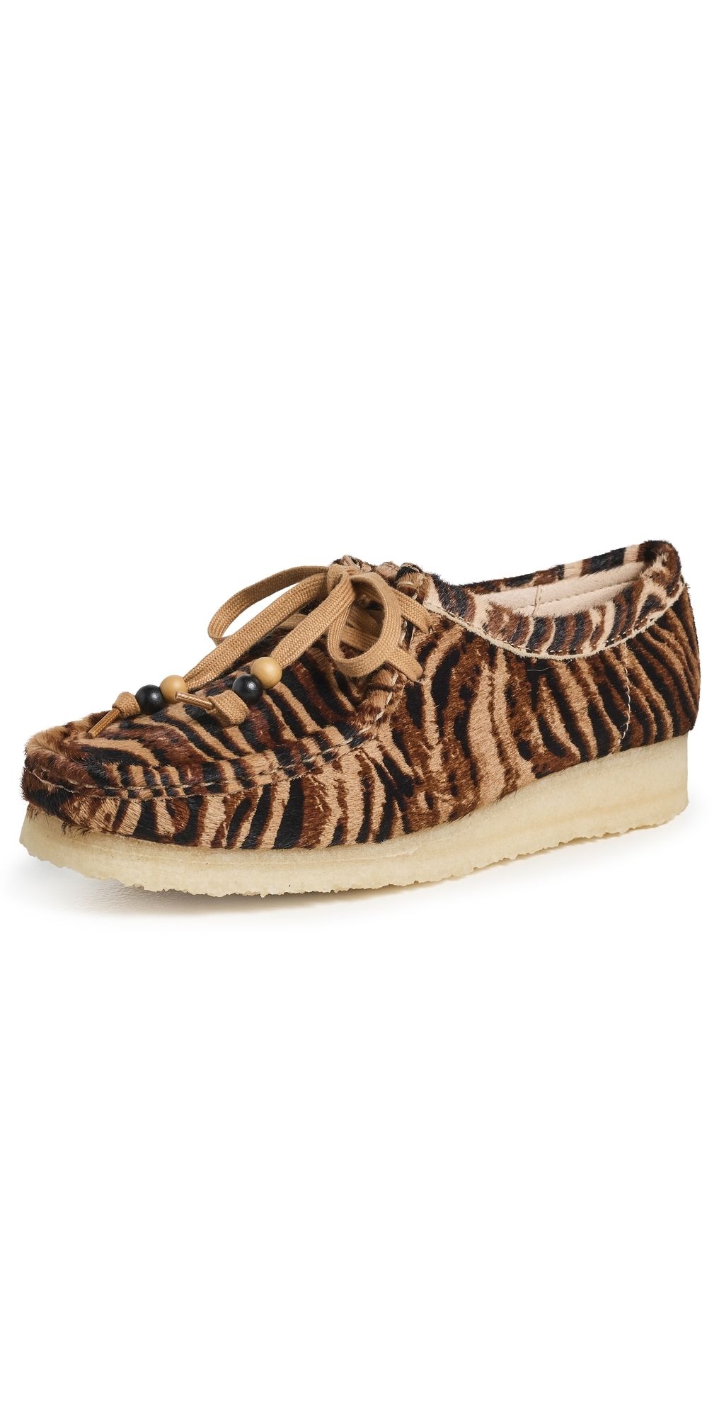 Clarks Wallabee Shoes Tiger Print 6.5