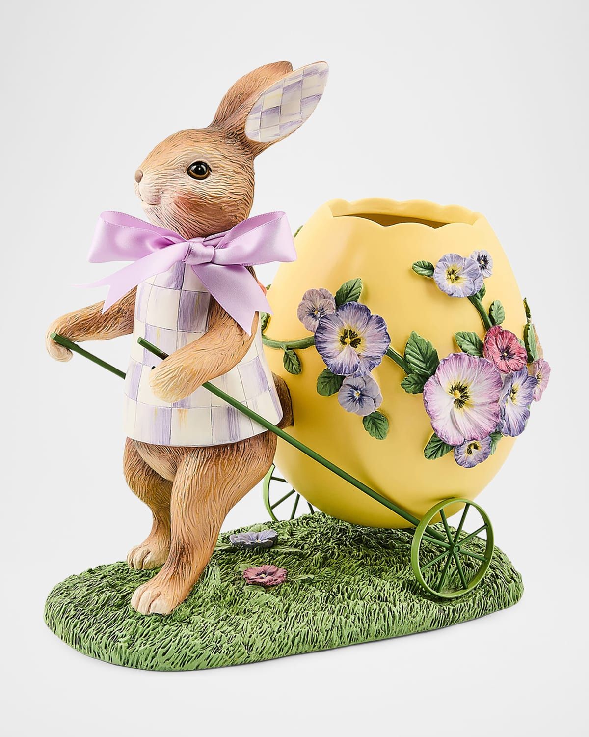 Pansy Party Bunny and Cart Centerpiece
