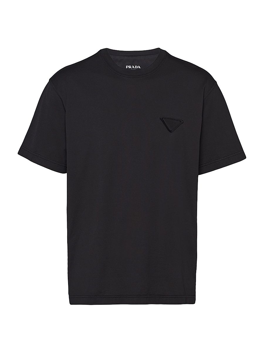Men's Cotton T-Shirt - Black - Size Medium
