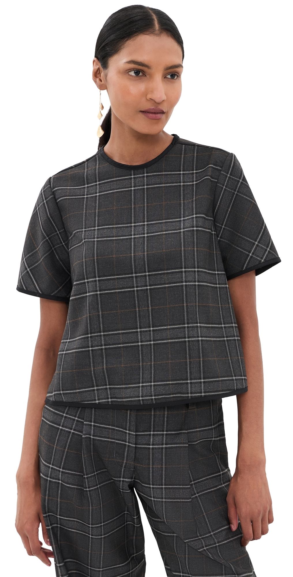 Kika Vargas Hope Top Gunmetal 4