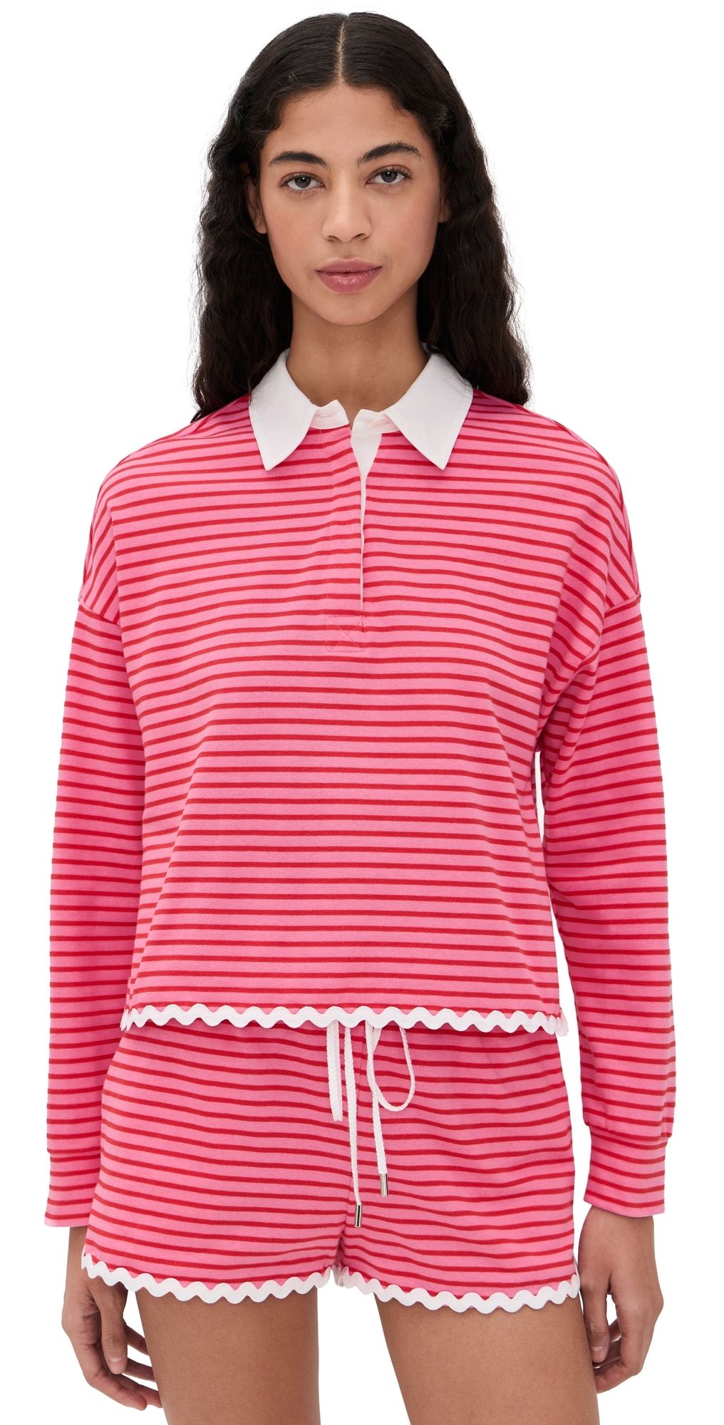 Saylor Nadine Set Pink/Red M