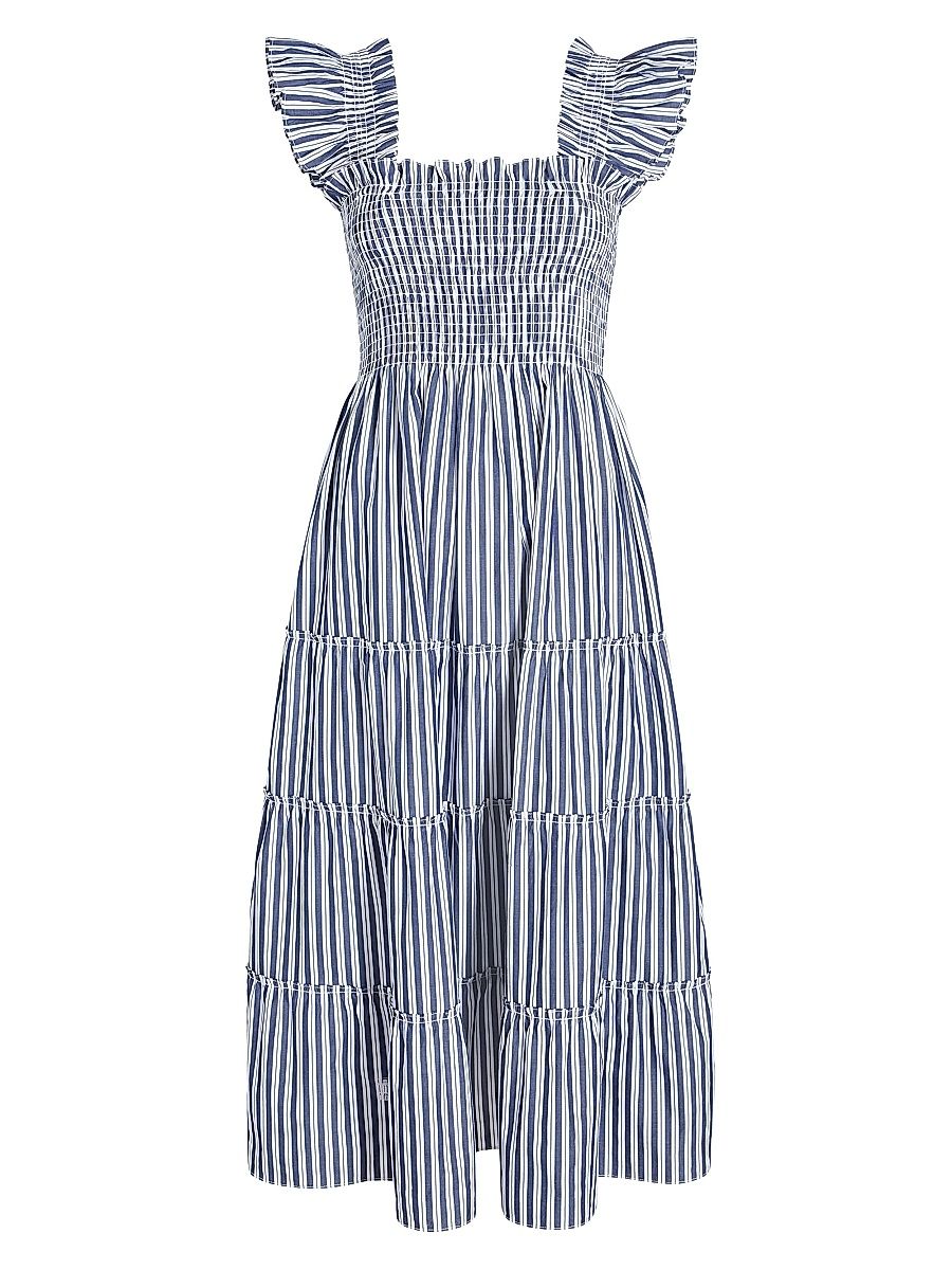 Women's The Ellie Nap Dress - Navy Stripe - Size XXXXL