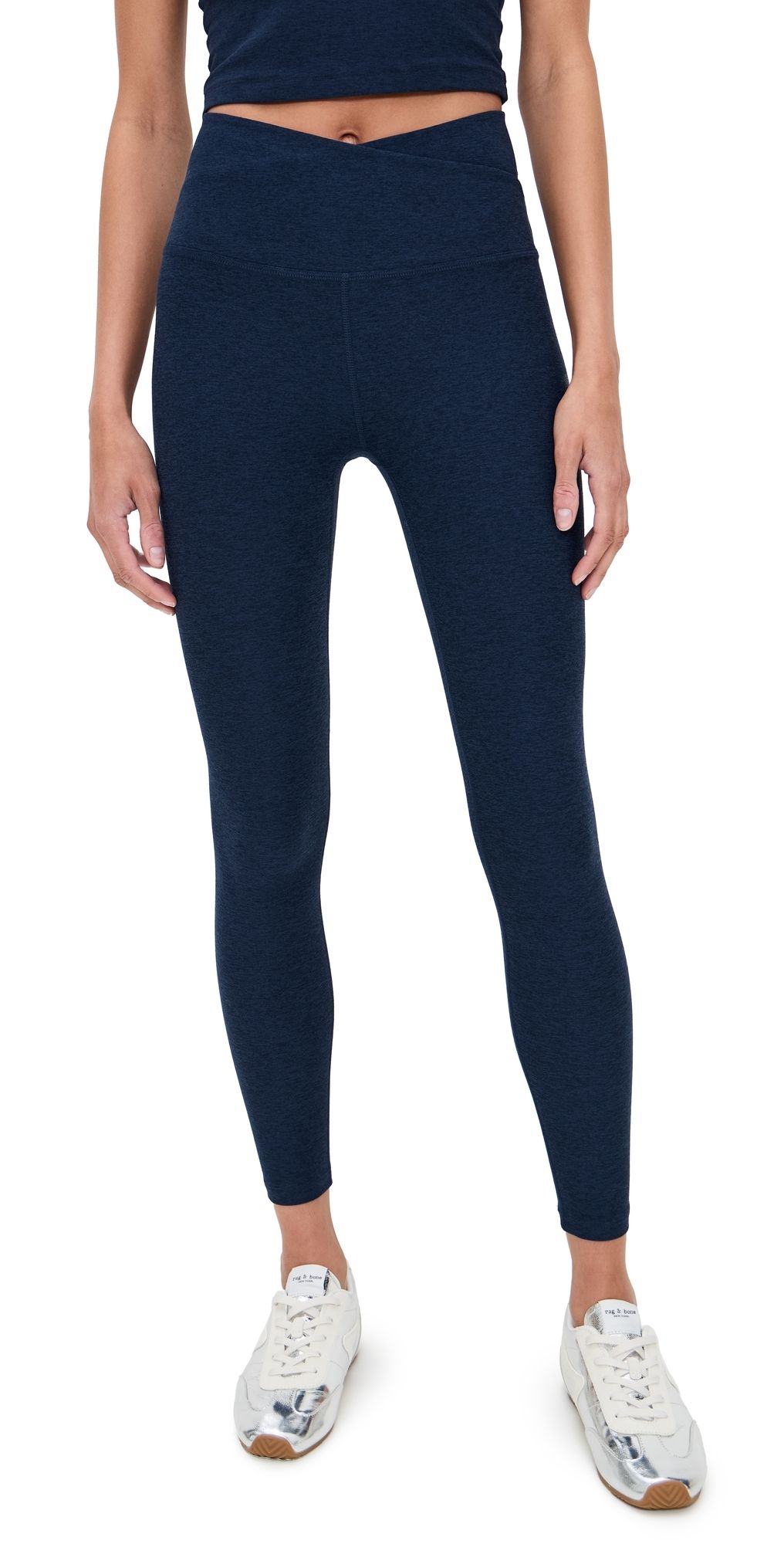 Beyond Yoga Spacedye At Your Leisure Ankle Leggings Nocturnal Navy XL