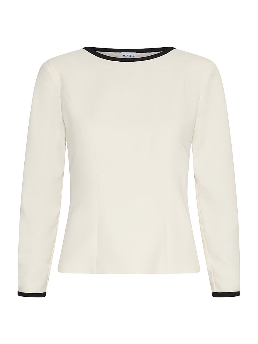 Women's Envers Satin Blouse - Wool White - Size 12