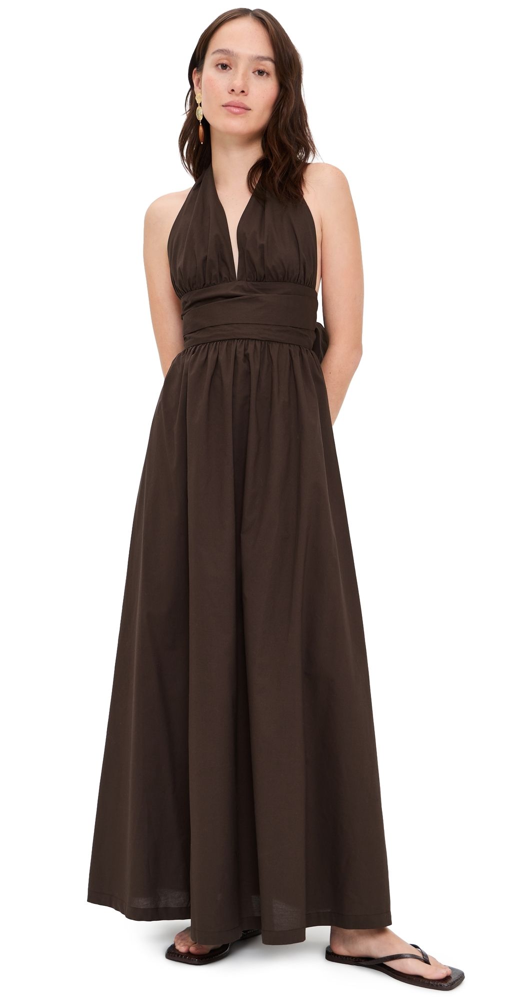 FAITHFULL Lido Maxi Dress Espresso 2