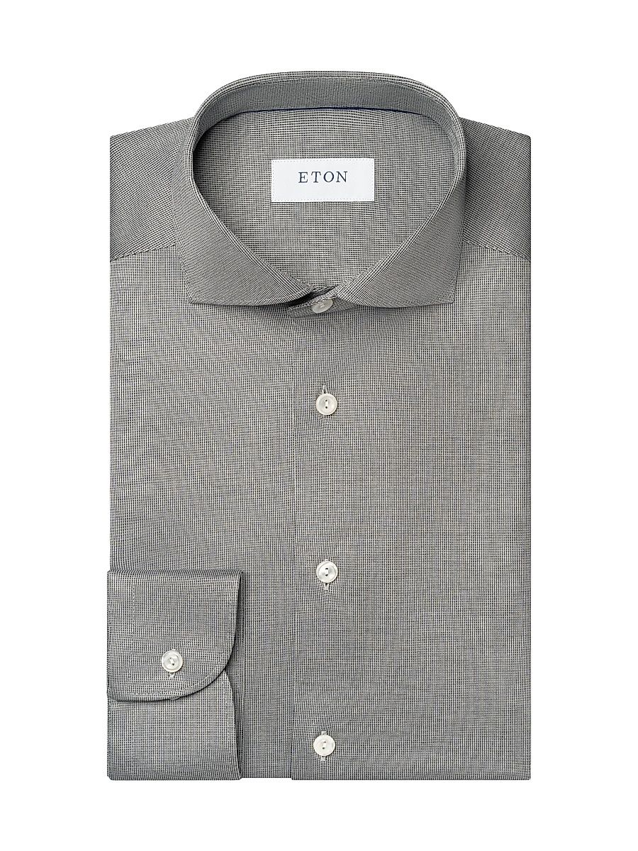 Men's Contemporary-Fit Jersey Shirt - Grey - Size 18