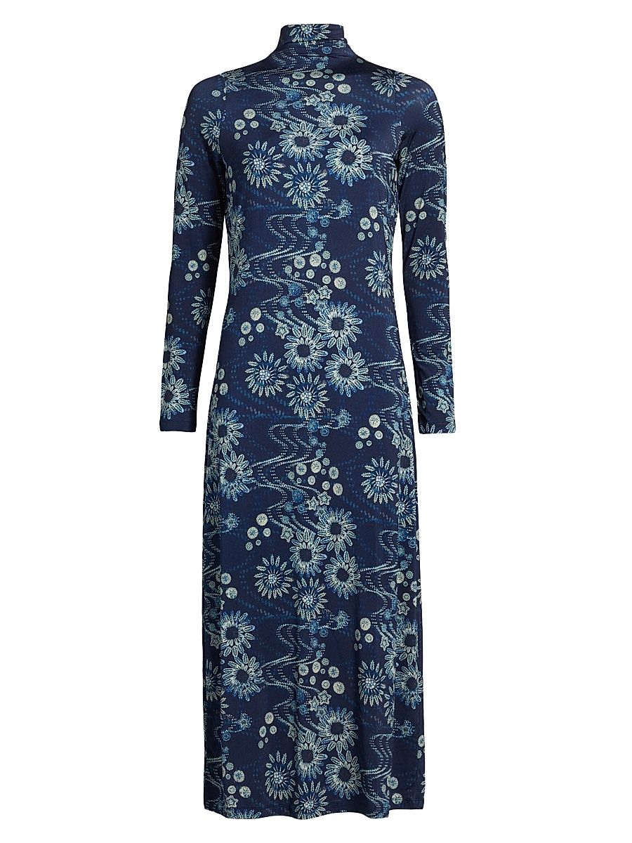 Women's Paxton Floral Jersey Maxi-Dress - Orion - Size Medium