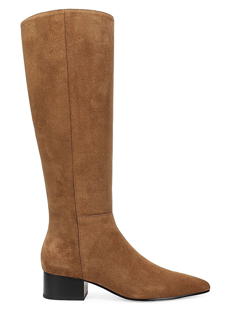 Women's Adan 40MM Suede Knee-High Boots - Elmwood - Size 11