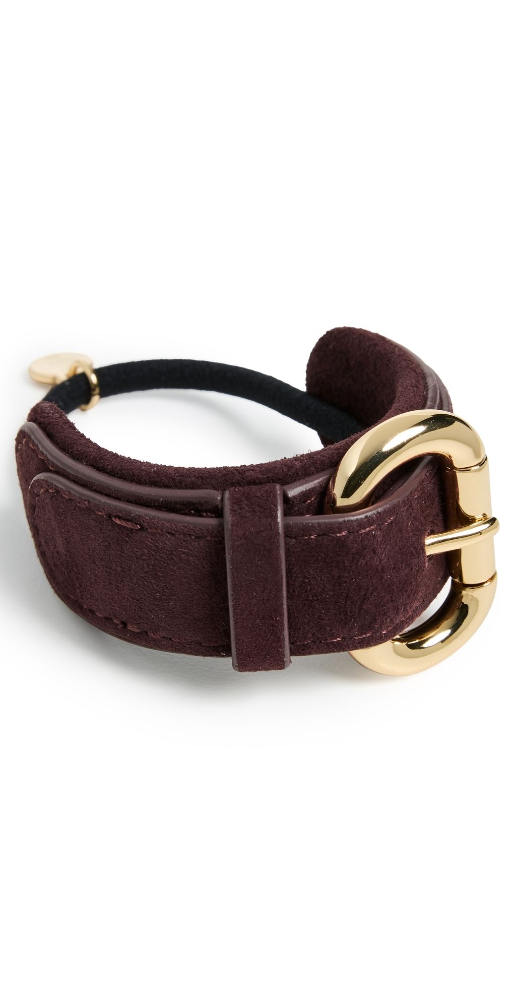 LELET NY Emi Suede Pony Cuff Chocolate One Size