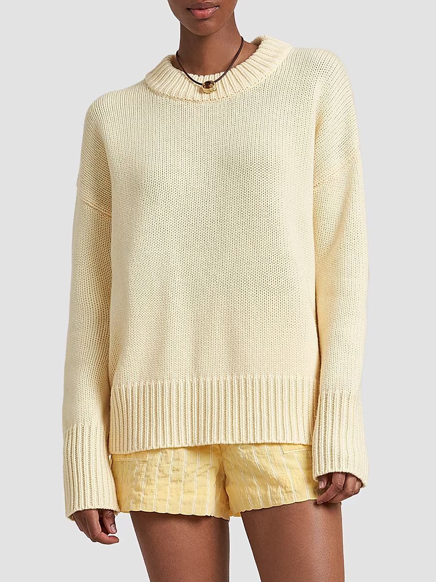 La Ligne Women's Solid Marin Sweater - Butter - Size XL