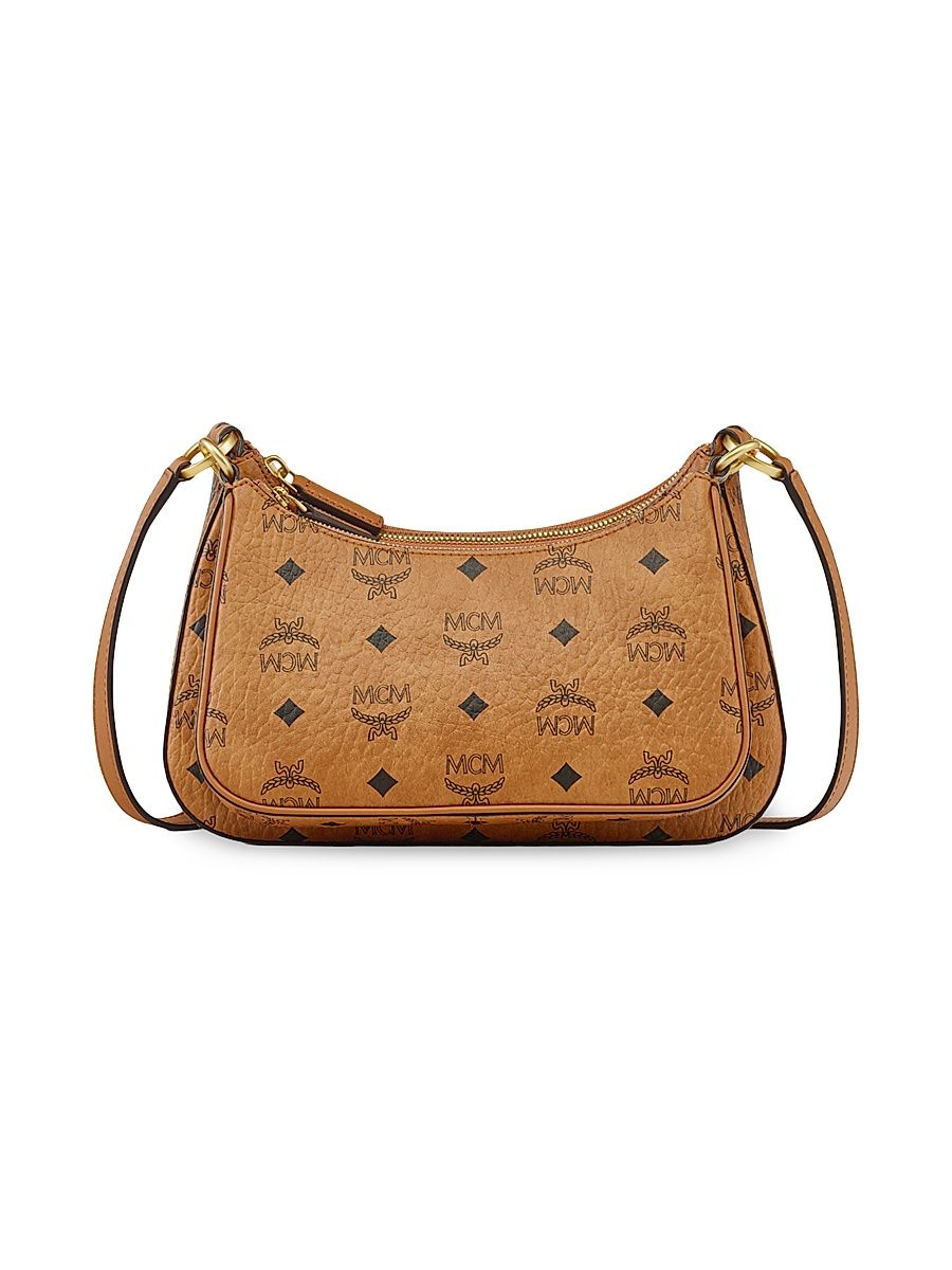Women's Aren Small Cotton Crossbody Bag - Cognac