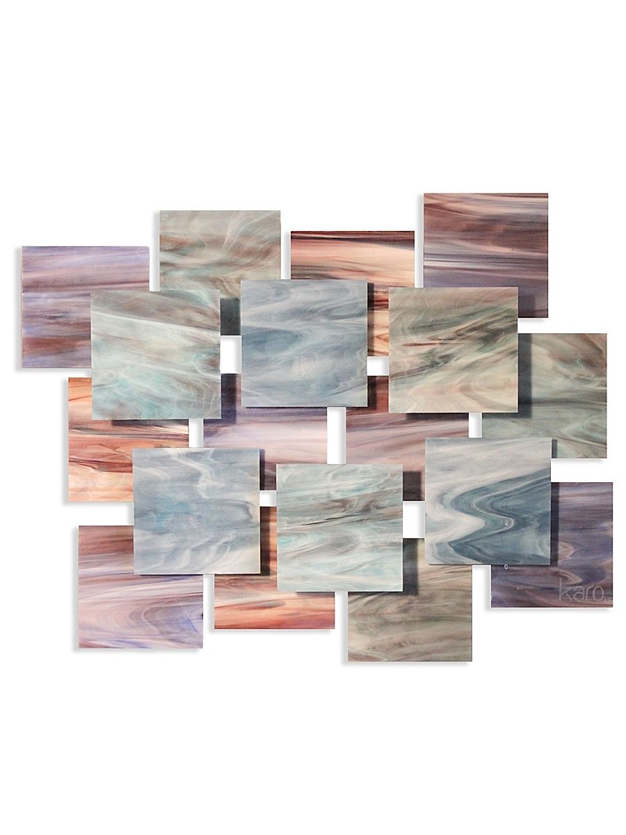 Sunset Glass Wall Sculpture