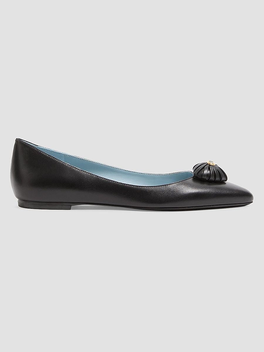 Women's Coeur Royal Kidskin Ballerinas - Black - Size 7